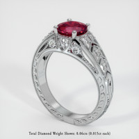 Ruby Ring 1.21 Ct. 14K White Gold Preview