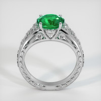 2.34 Ct. Emerald Ring, 18K White Gold 3