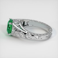 2.34 Ct. Emerald Ring, 18K White Gold 4