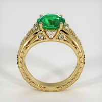 2.34 Ct. Emerald Ring, 18K Yellow Gold 3