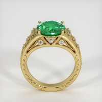 2.95 Ct. Emerald Ring, 18K Yellow Gold 3