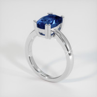 3.87 Ct. Sapphire Ring, Platinum 950 2