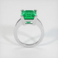 6.20 Ct. Emerald Ring, Platinum 950 3