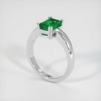 1.51 Ct. Emerald Ring, Platinum 950 2