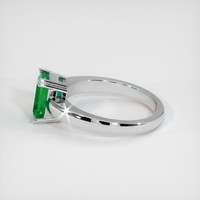 1.51 Ct. Emerald Ring, Platinum 950 4