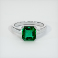 3.26 Ct. Emerald Ring, Platinum 950 1