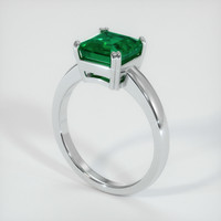 3.26 Ct. Emerald Ring, Platinum 950 2