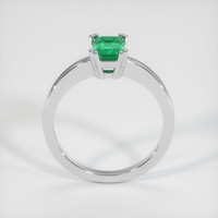 0.82 Ct. Emerald Ring, Platinum 950 3