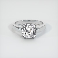 2.75 Ct. White Sapphire Ring, Platinum 950 1