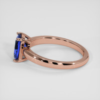 2.24 Ct. Blue Sapphire Ring, 14K Rose Gold 4