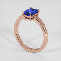 2.24 Ct. Blue Sapphire Ring, 18K Rose Gold 2