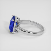 5.06 Ct. Blue Sapphire Ring, 10K White Gold 4