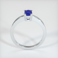 0.76 Ct. Blue Sapphire Ring, 10K White Gold 3