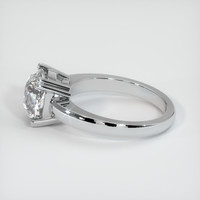 2.75 Ct. White Sapphire Ring, 10K White Gold 4