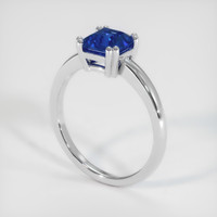 1.57 Ct. Sapphire Ring, 14K White Gold 2