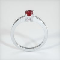 0.94 Ct. Ruby Ring, 14K White Gold 3