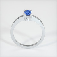 0.99 Ct. Blue Sapphire Ring, 18K White Gold 3
