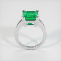 6.20 Ct. Emerald Ring, 18K White Gold 3