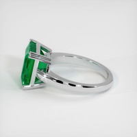 4.95 Ct. Emerald Ring, 18K White Gold 4