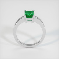 1.51 Ct. Emerald Ring, 18K White Gold 3