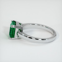 3.26 Ct. Emerald Ring, 18K White Gold 4