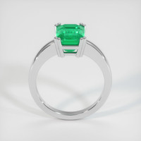 2.63 Ct. Emerald Ring, 18K White Gold 3