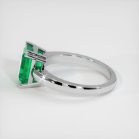 2.63 Ct. Emerald Ring, 18K White Gold 4