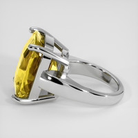 29.17 Ct. Yellow Sapphire Ring, 18K White Gold 4