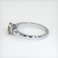 0.90 Ct. Sapphire Ring, 18K White Gold 4