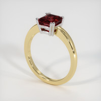 1.71 Ct. Gemstone Ring, 14K White & Yellow 2