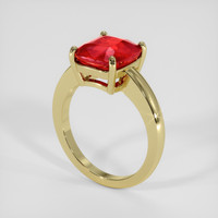 5.04 Ct. Ruby Ring, 10K Yellow Gold 2