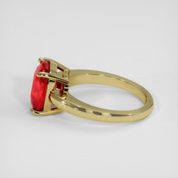 5.04 Ct. Ruby Ring, 10K Yellow Gold 4
