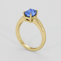 1.52 Ct. Blue Sapphire Ring, 10K Yellow Gold 2