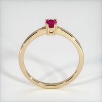 0.80 Ct. Ruby Ring, 14K Yellow Gold 3