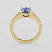 1.61 Ct. Blue Sapphire Ring, 14K Yellow Gold 3