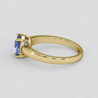 1.61 Ct. Blue Sapphire Ring, 14K Yellow Gold 4