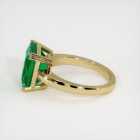 4.95 Ct. Emerald Ring, 18K Yellow Gold 4