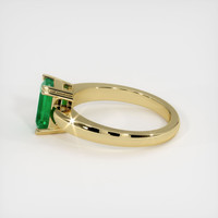 1.51 Ct. Emerald Ring, 18K Yellow Gold 4