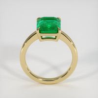 3.11 Ct. Emerald Ring, 18K Yellow Gold 3