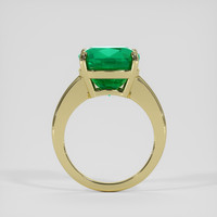 7.29 Ct. Emerald Ring, 18K Yellow Gold 3