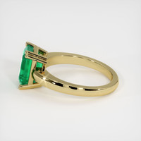2.63 Ct. Emerald Ring, 18K Yellow Gold 4