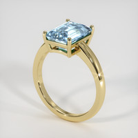 4.06 Ct. Gemstone Ring, 18K Yellow Gold 2