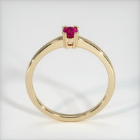 0.80 Ct. Ruby Ring, 18K Yellow Gold 3