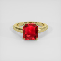 5.04 Ct. Ruby Ring, 18K Yellow Gold 1