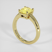2.66 Ct. Yellow Sapphire Ring, 18K Yellow Gold 2