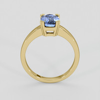 1.61 Ct. Blue Sapphire Ring, 18K Yellow Gold 3