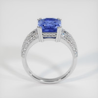 3.66 Ct. Blue Sapphire Ring, Platinum 950 3