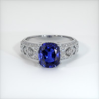 2.30 Ct. Sapphire Ring, Platinum 950 1