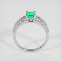 0.89 Ct. Emerald Ring, Platinum 950 3