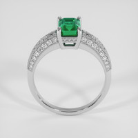 1.14 Ct. Emerald Ring, Platinum 950 3